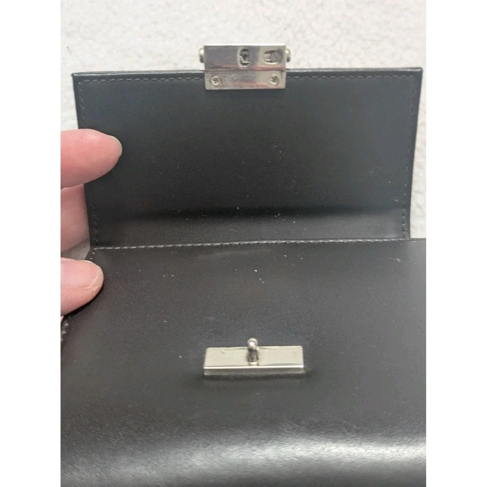 Marithe‎ Francois Girbaud Wallet Classic Logo Trifold Black Leather